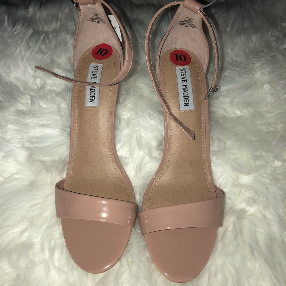 Steve Madden Fantsie Nude Blush Heels Size 10 NEW!